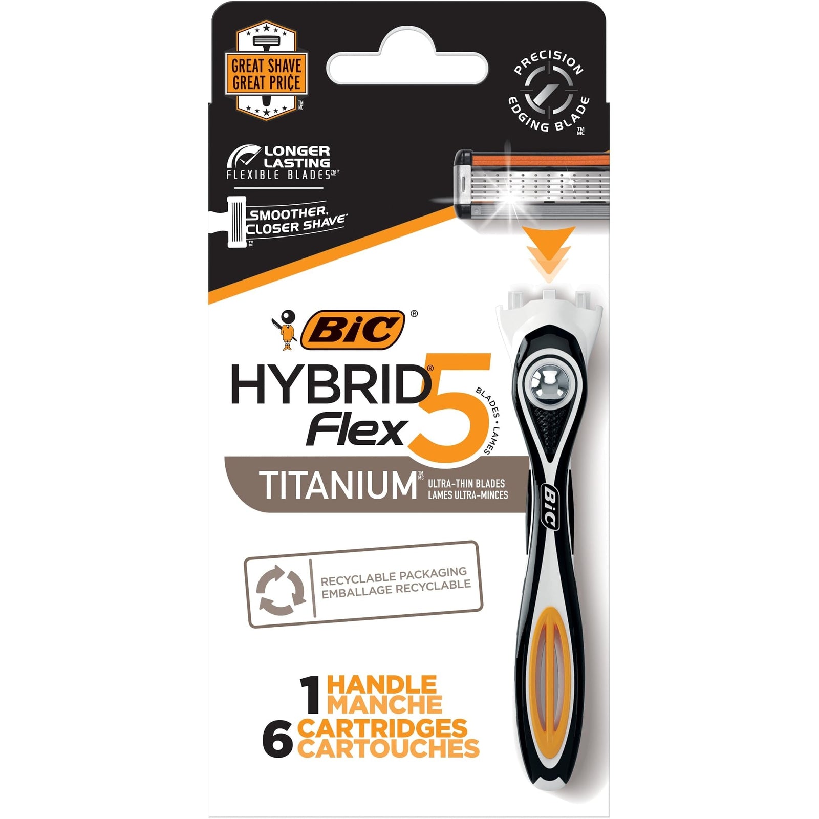 BIC Flex 5 Hybrid Razors (7 Piece Set)