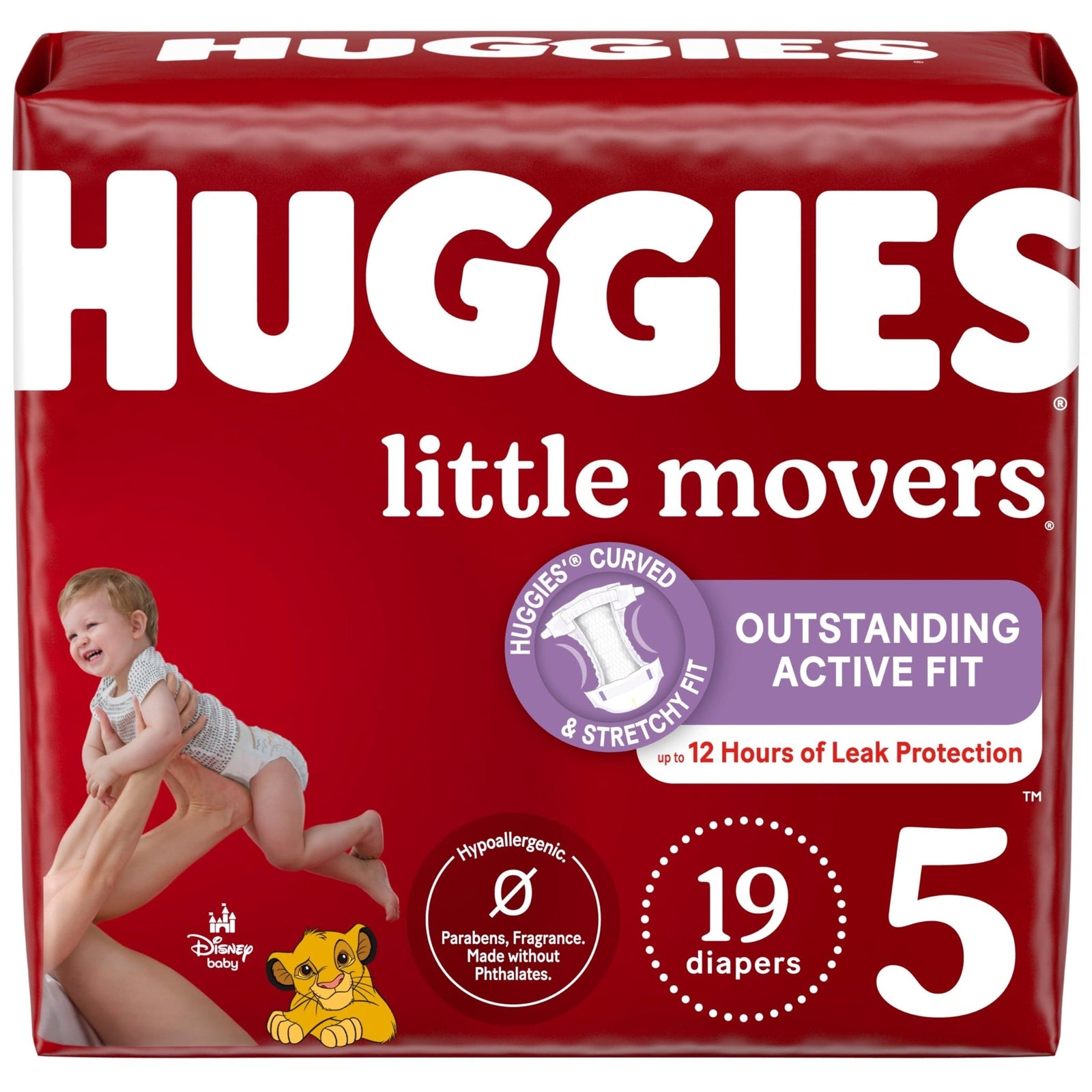 Huggies Little Movers Diapers Size 5 (19 Count)
