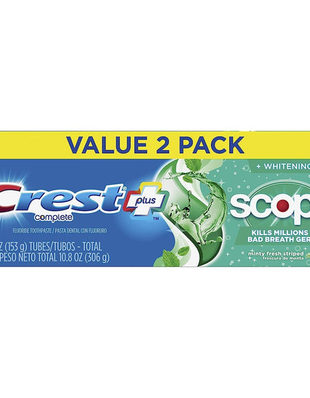 Crest + Scope Whitening Toothpaste Mint (5.4 oz)