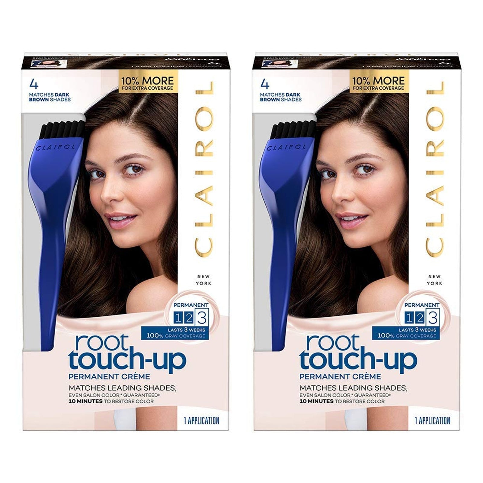 Clairol Root Touch-Up 4 Dark Brown (2 ct)