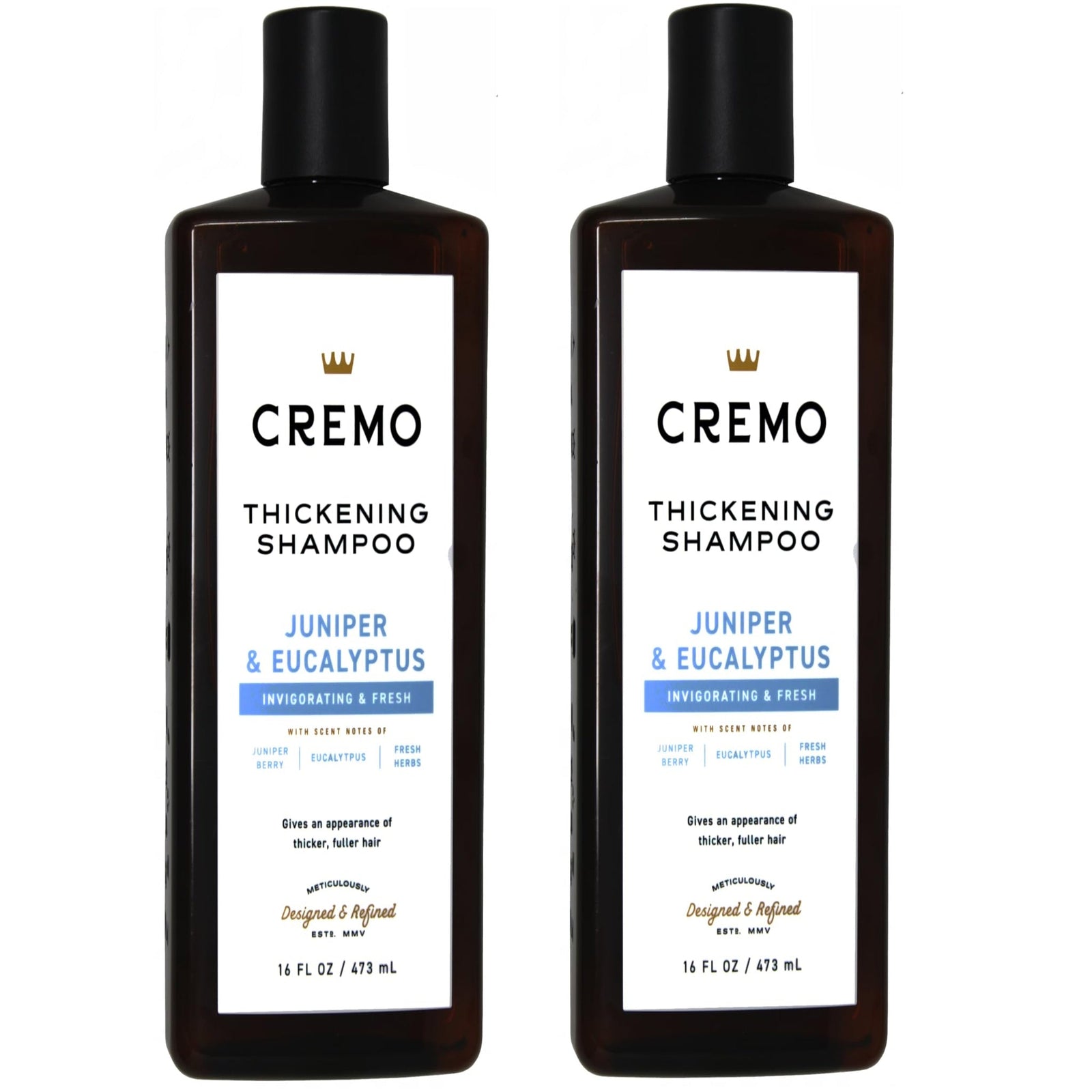 Cremo Thickening Shampoo Juniper & Eucalyptus (16 oz, 2-pack)