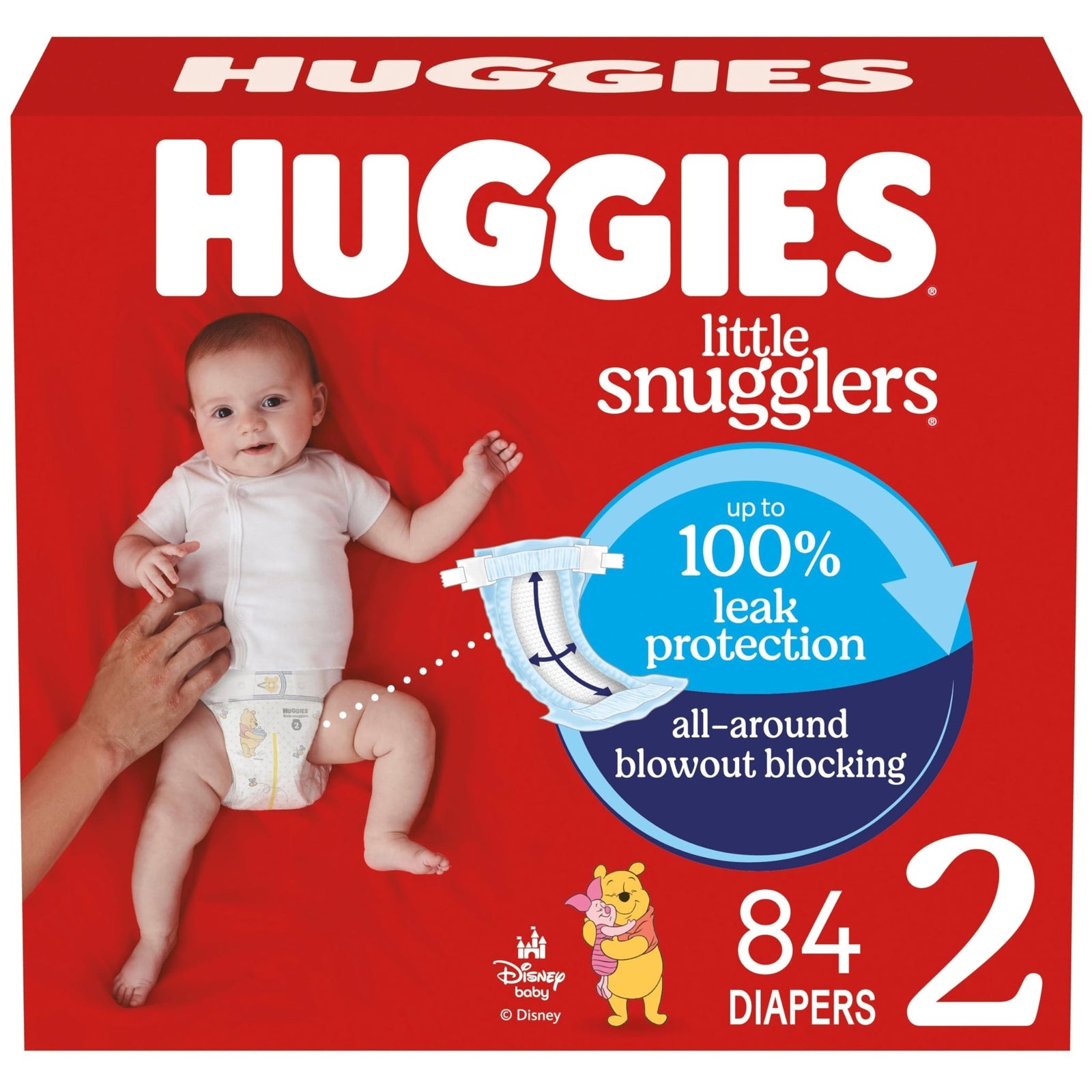 Huggies Little Snugglers Diapers Size 2 (84 ct)