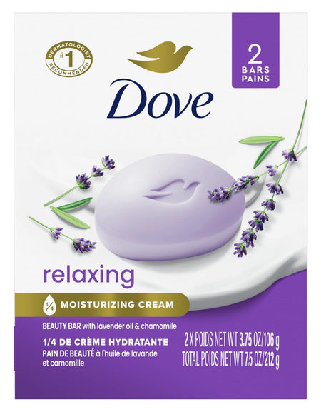 Dove Beauty Bar Lavender & Chamomile (3.75 oz, 2-pack)