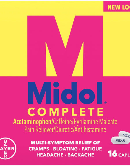 Midol Caplets (16 Count)