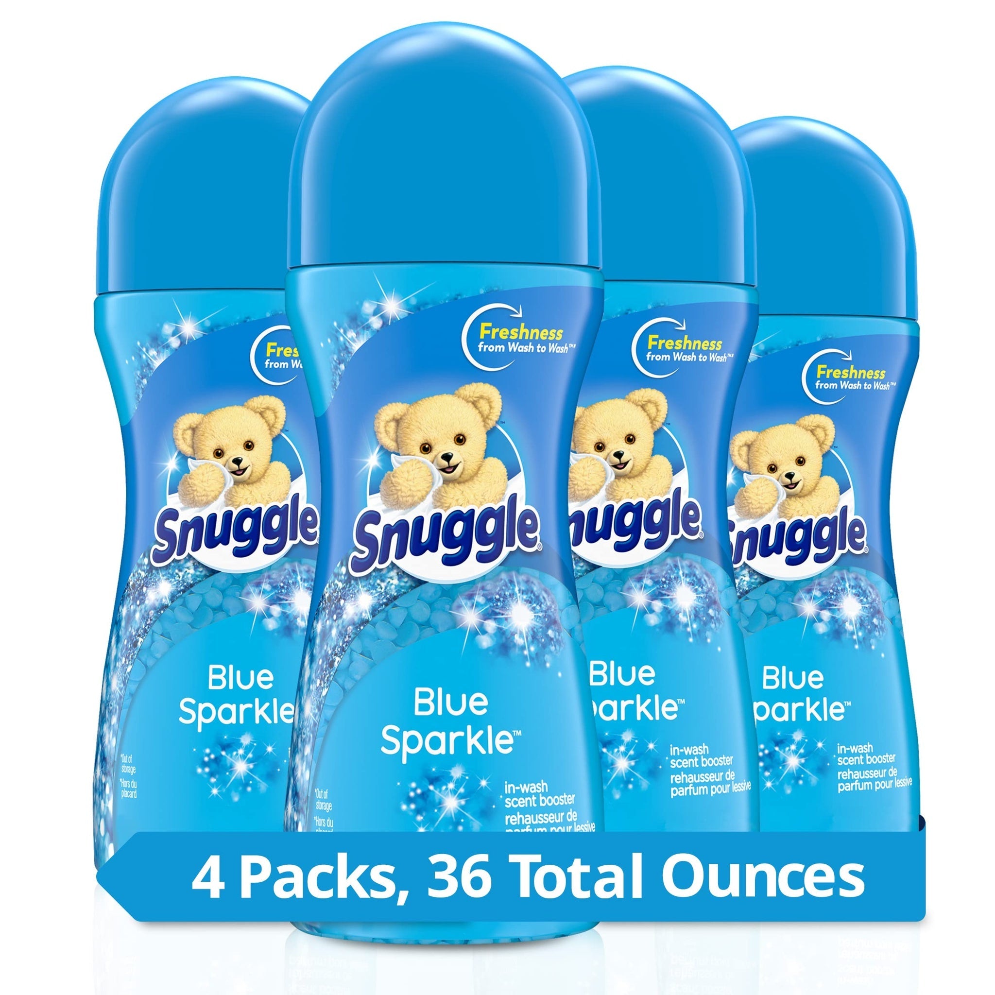 Snuggle Scent Shakes Beads Blue Sparkle (9 oz, 4-pack)