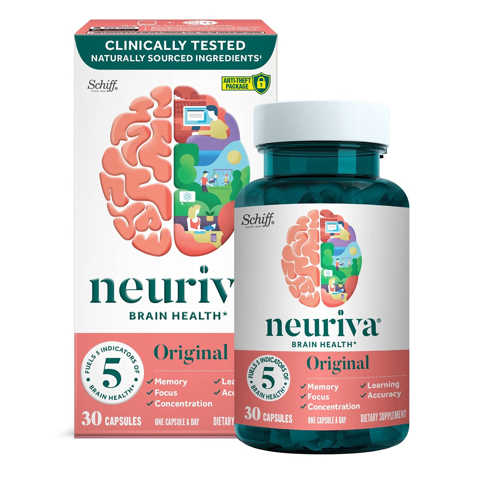 Neuriva Original Brain Supplement (30 ct)