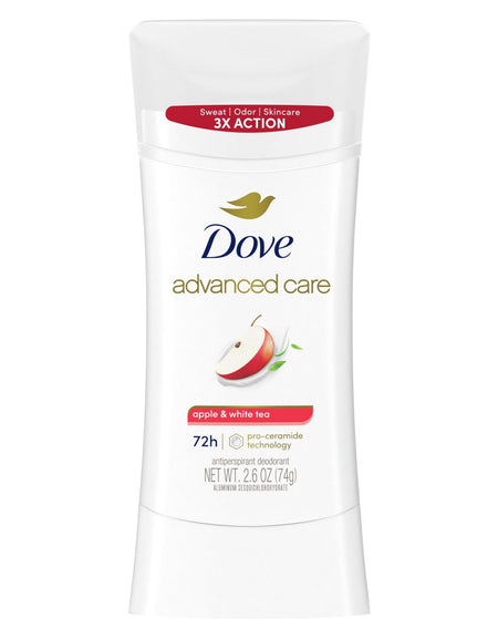 Dove Antiperspirant Deodorant Stick Apple & White Tea (2.6 oz)
