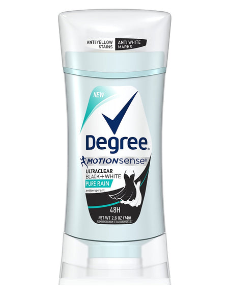 Degree Women UltraClear Deodorant Black+White Pure Rain (2.6 oz)