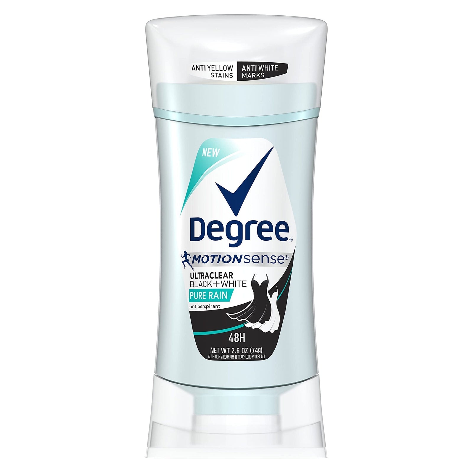 Degree Women UltraClear Deodorant Black+White Pure Rain (2.6 oz)