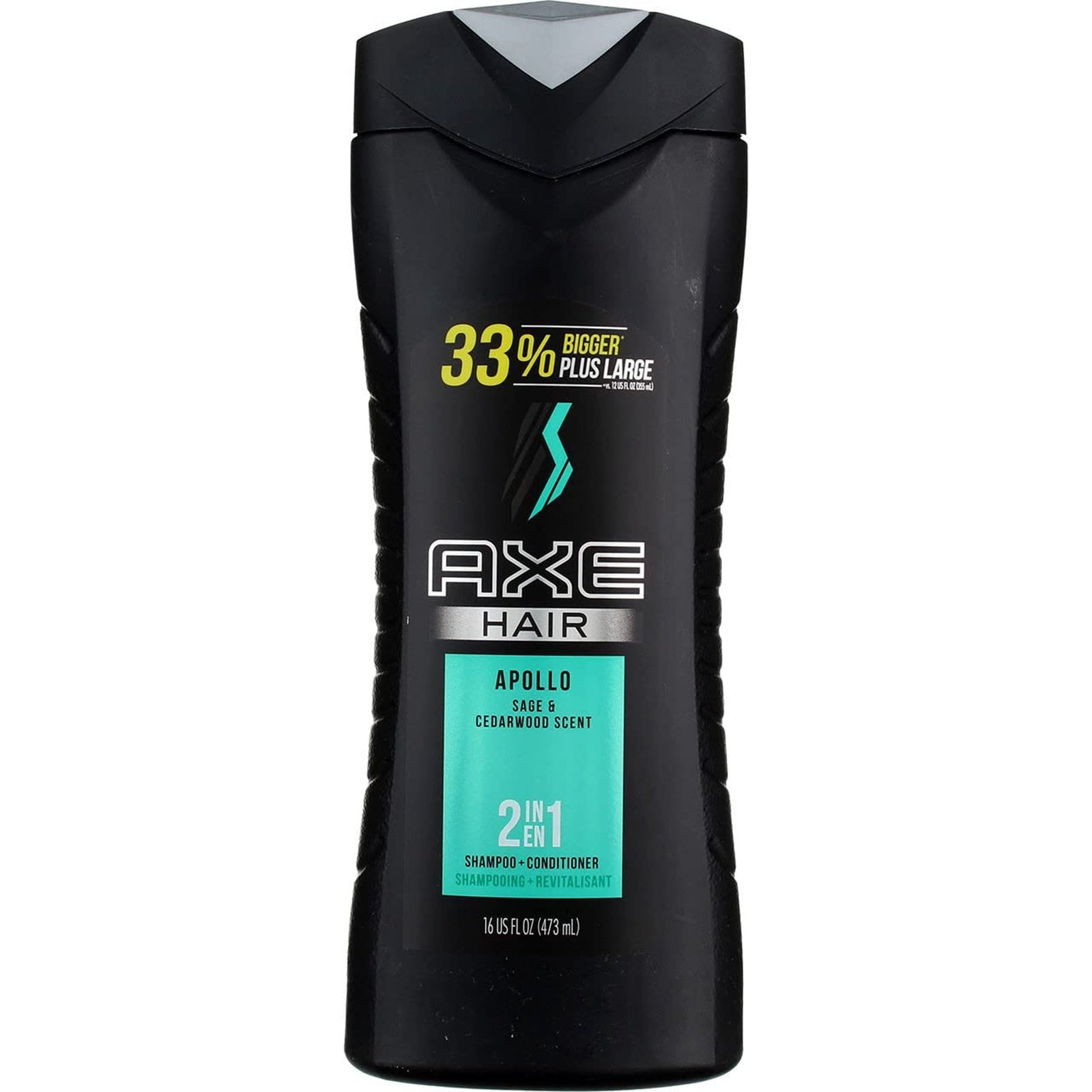 Axe 2-in-1 Shampoo & Conditioner Apollo (16 oz, 2 Pack)