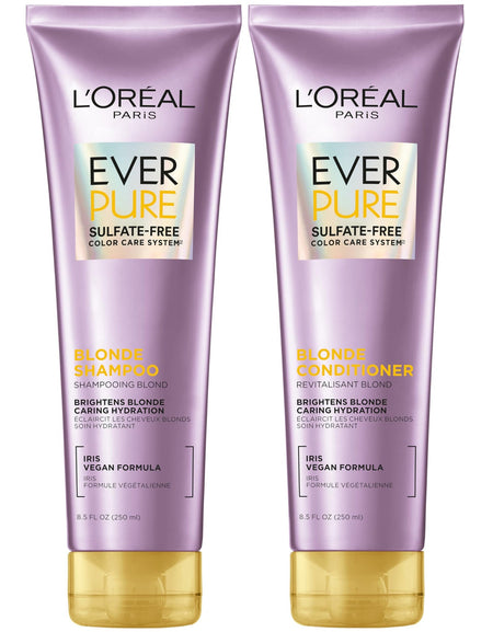 L'Oreal EverPure Blonde Shampoo & Conditioner (8.5 oz, 2 Pack)