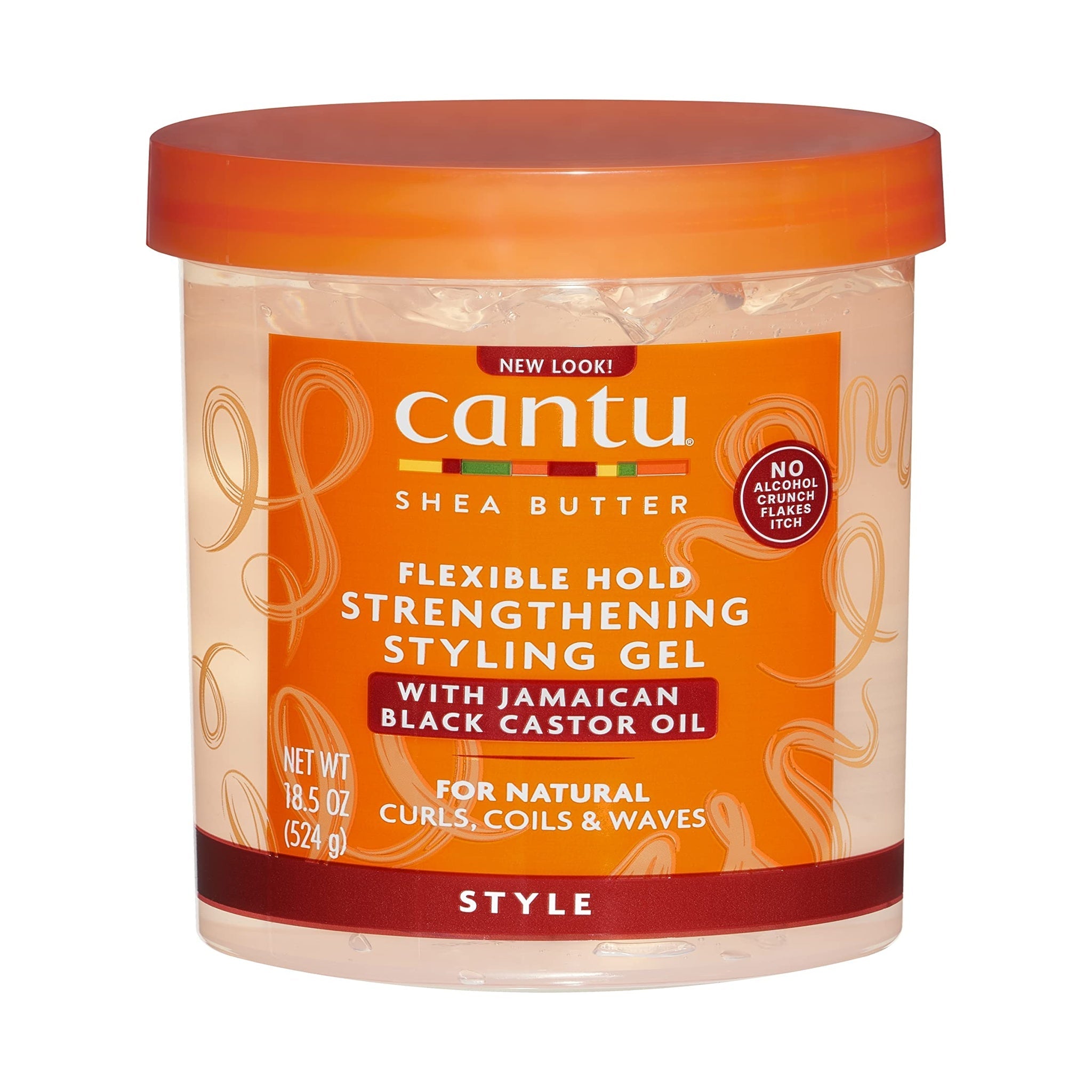 Cantu Styling Gel Shea Butter + Castor Oil (18.5 oz)