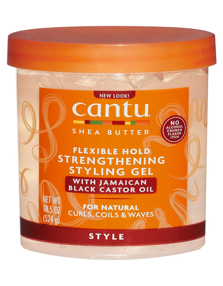 Cantu Styling Gel Shea Butter + Castor Oil (18.5 oz)