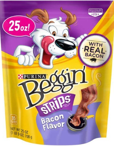 Purina Beggin' Strips Bacon (25 oz, Pack of 22)