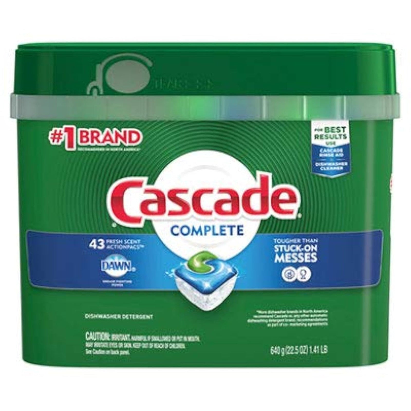 Cascade Complete ActionPacs Dishwasher Detergent (43 ct)