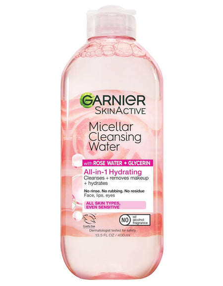 Garnier Micellar Water Rose & Glycerin (13.5 oz)