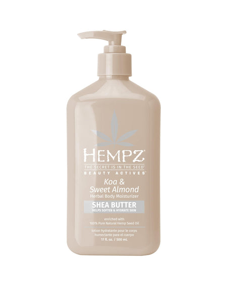 Hempz Body Moisturizer Koa & Sweet Almond (17 oz)