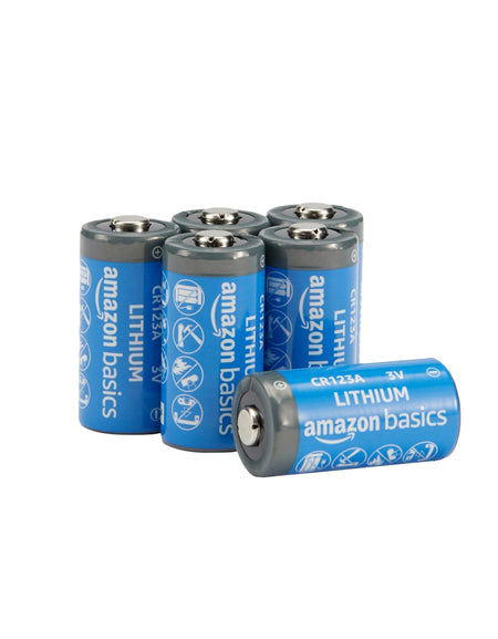 Amazon Basics CR123A Lithium Batteries (6-pack)