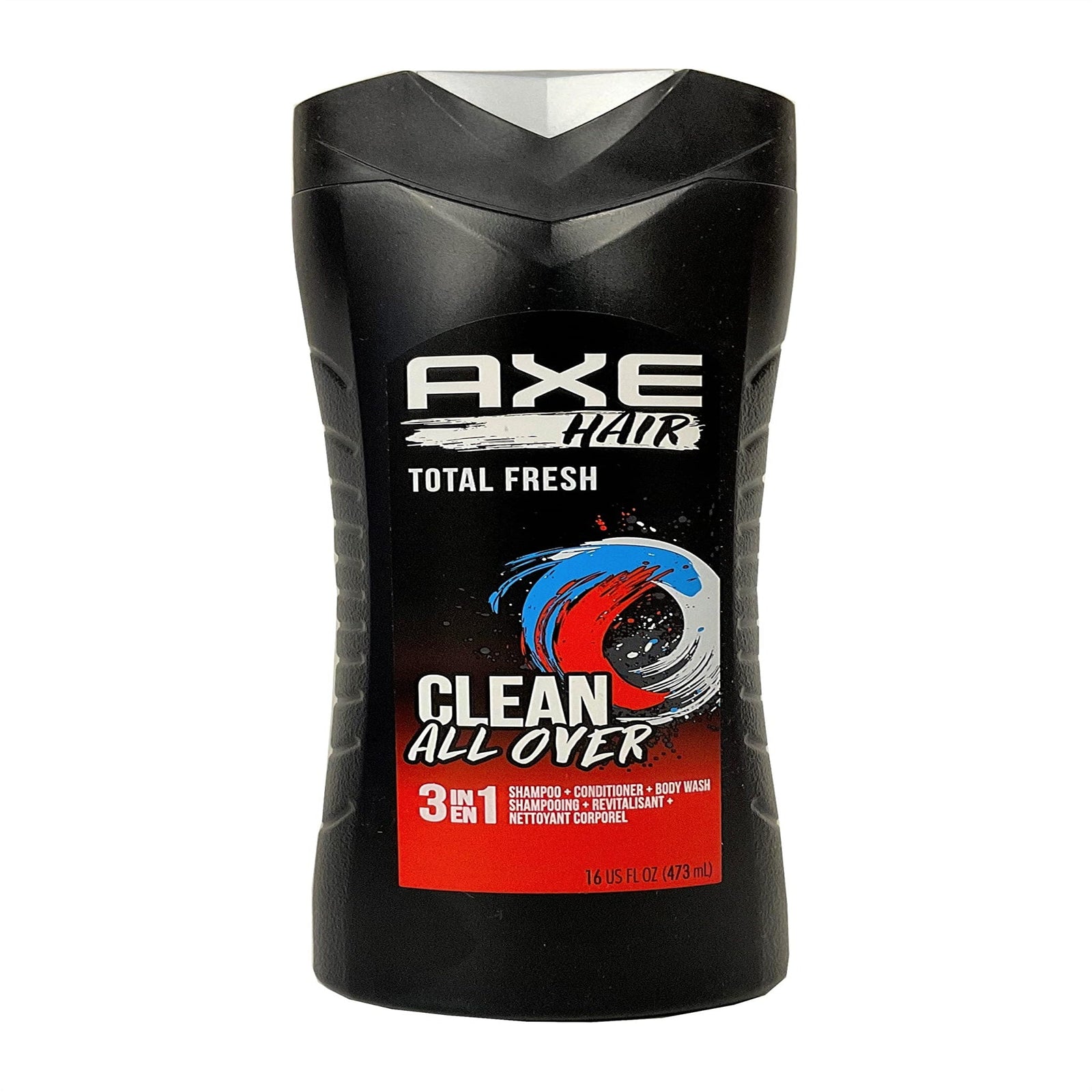 Axe Total Fresh 3-in-1 Shampoo, Conditioner & Body Wash (16 oz, 3-pack)