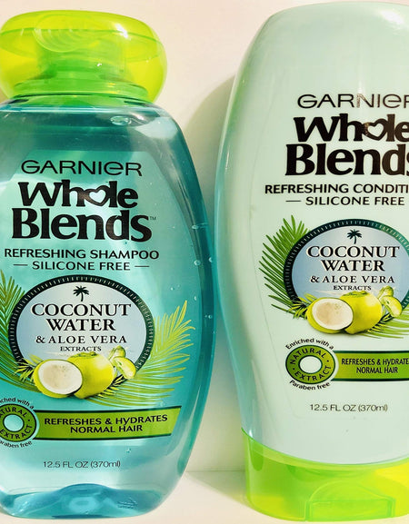 Garnier Whole Blends Shampoo & Conditioner Coconut & Aloe (12.5 oz each)