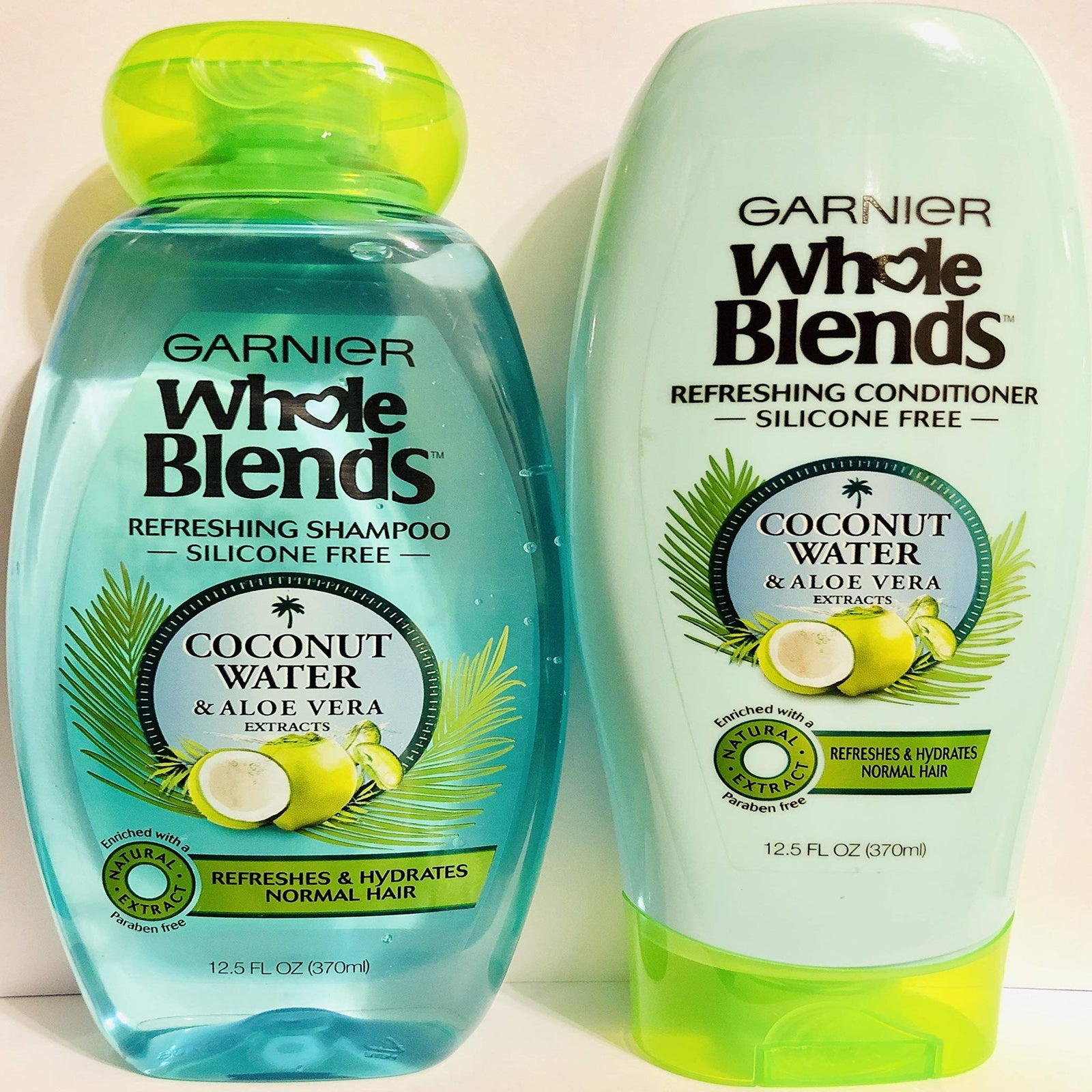 Garnier Whole Blends Shampoo & Conditioner Coconut & Aloe (12.5 oz each)