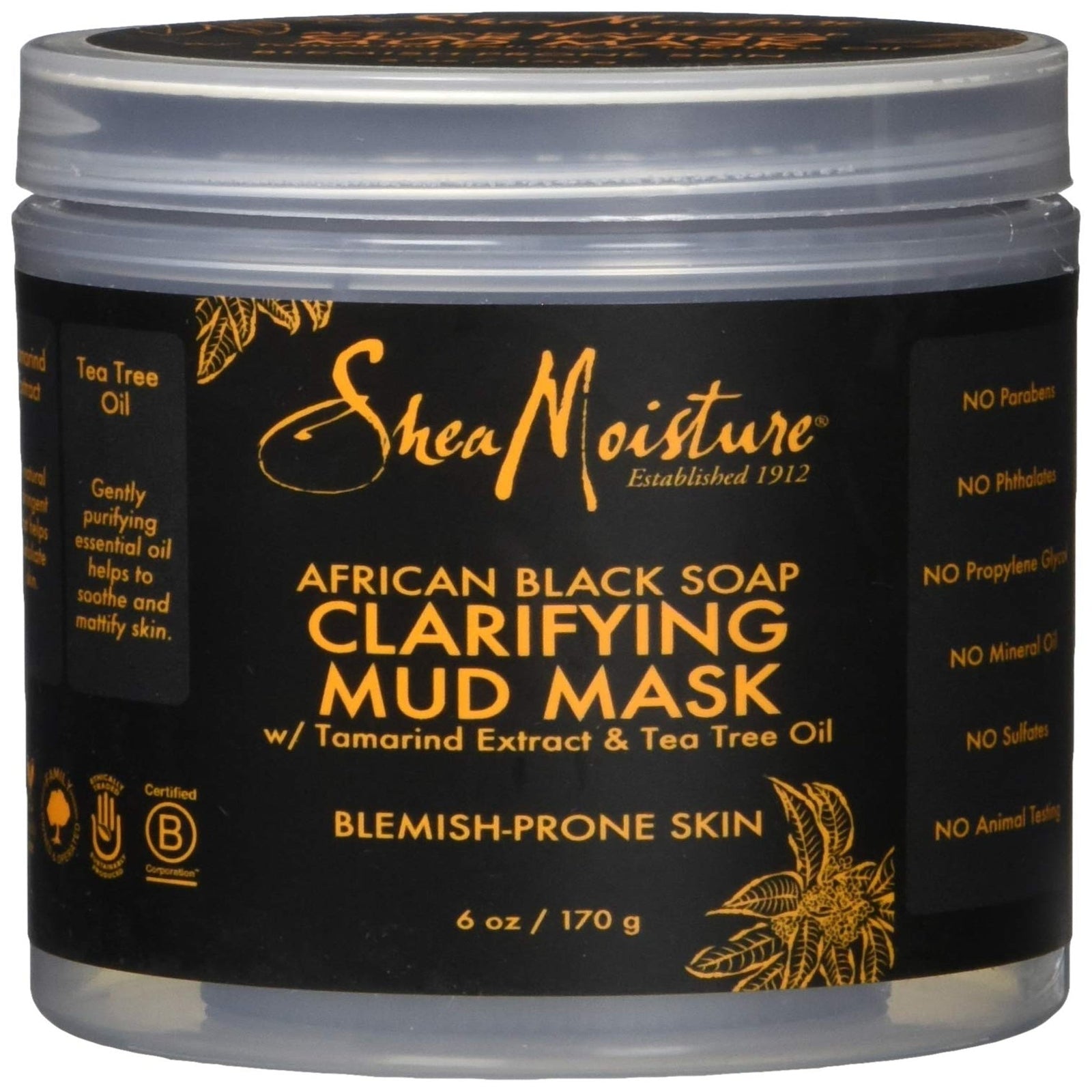 SheaMoisture Clarifying Mud Mask (6 oz)