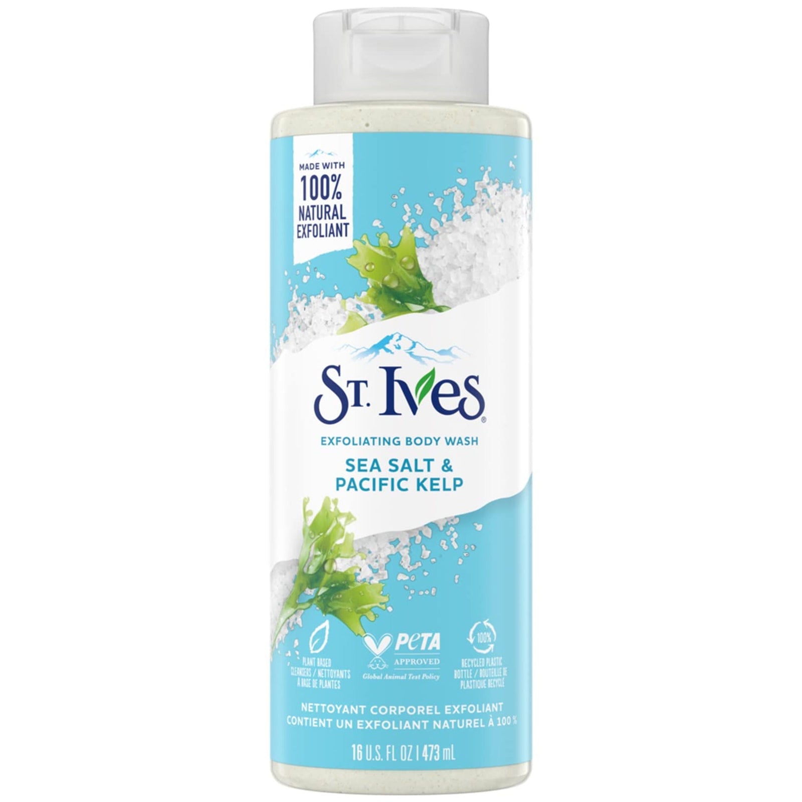 St. Ives Exfoliating Body Wash Sea Salt & Kelp (16 oz)