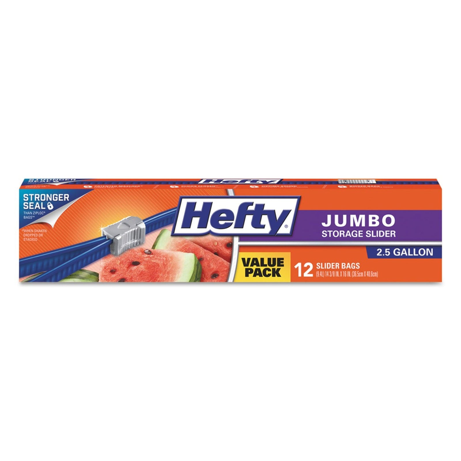 Hefty Slider Bags 2.5 Gallon (108 Count)