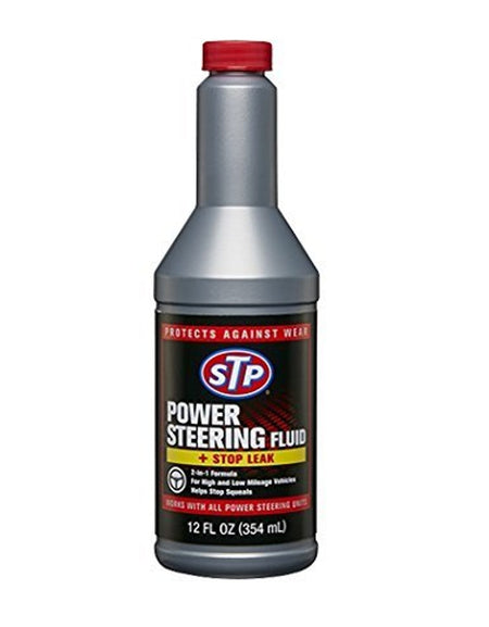 STP Power Steering & Stop Leak Fluid (12 oz)