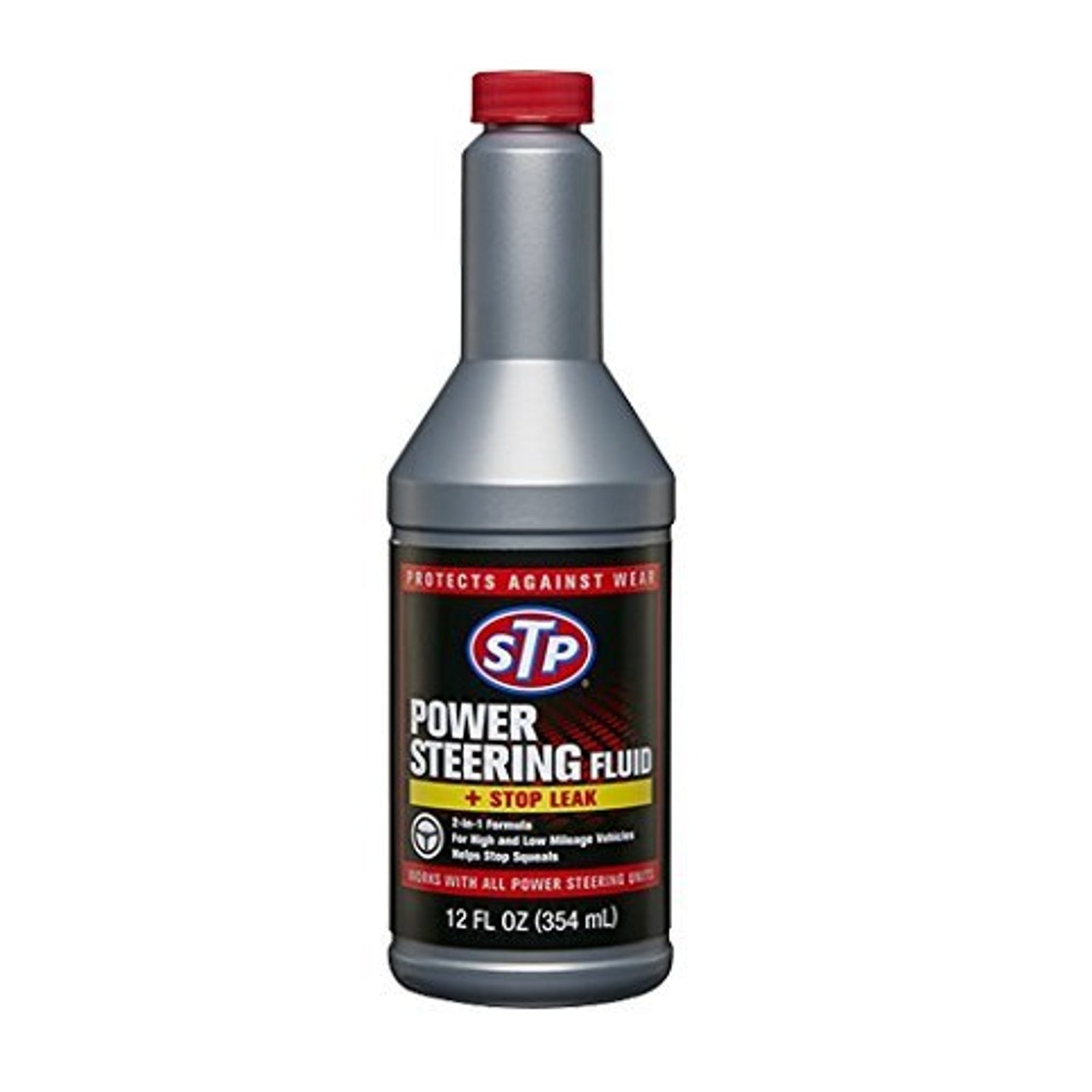 STP Power Steering & Stop Leak Fluid (12 oz)