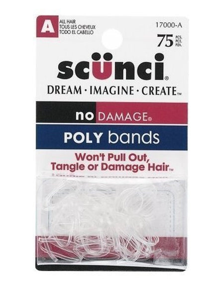 Scunci Mini Poly Bands (75 Count)