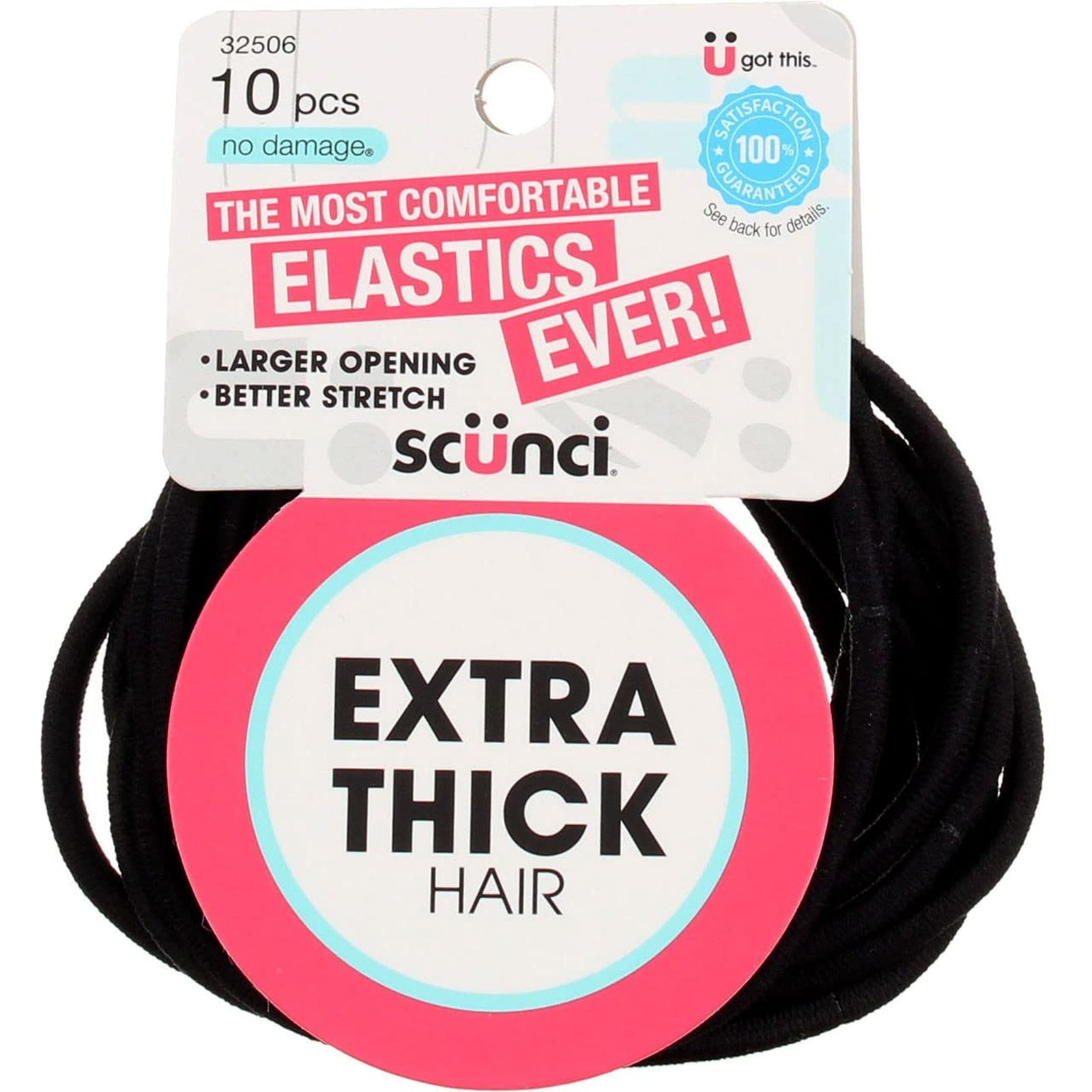 Scunci Nylon Elastics (10 Count)