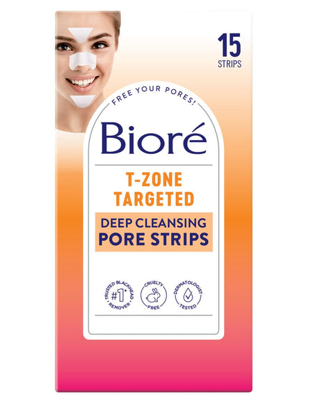 Bioré T-Zone Blackhead Remover Strips (15 Count)