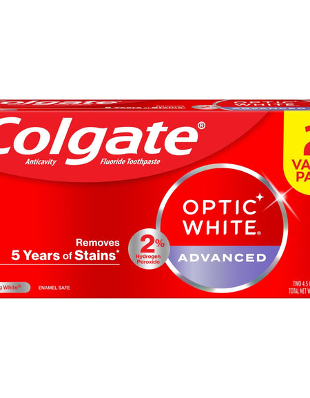 Colgate Optic White Toothpaste Sparkling White (4.5 oz, 2 Pack)