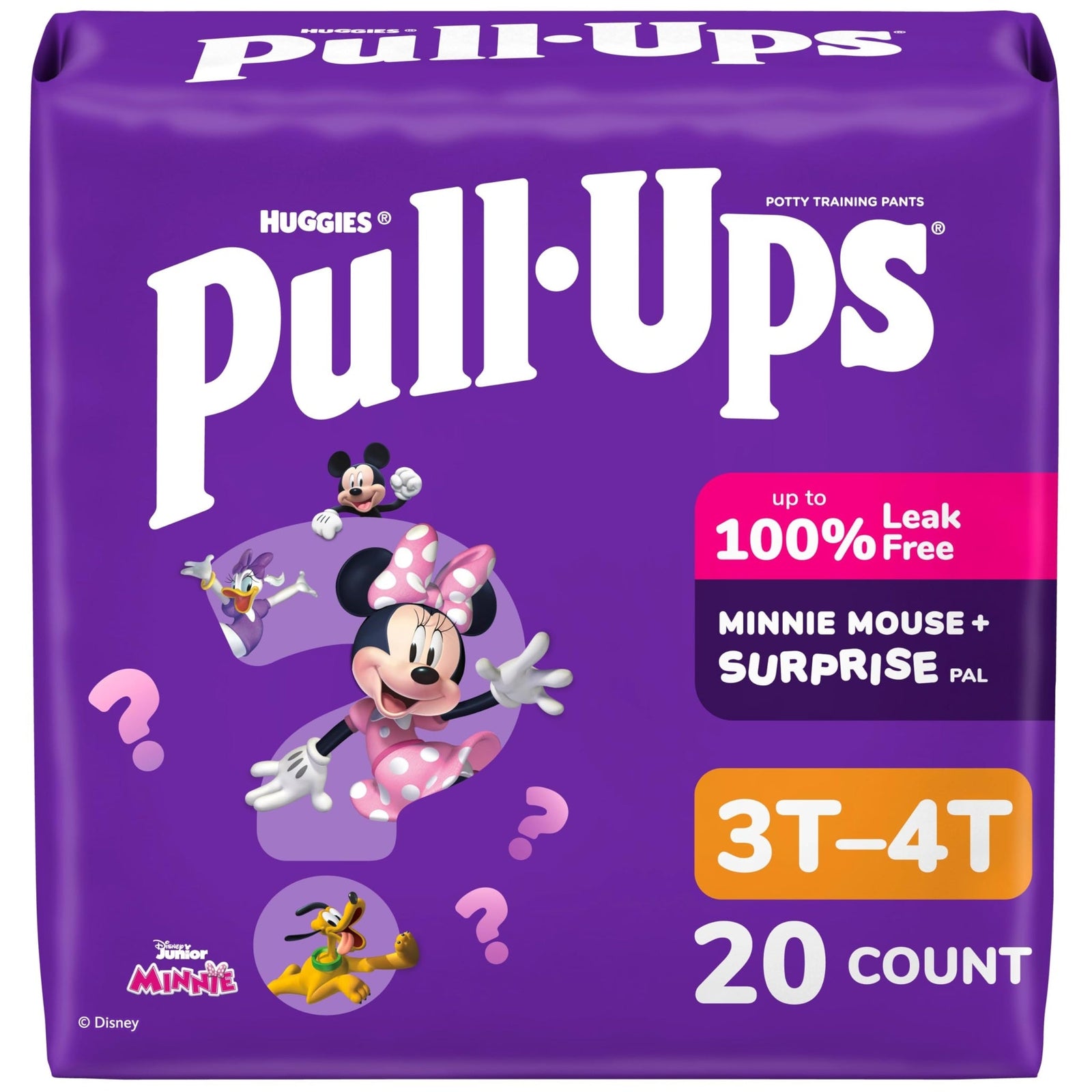 Pull-Ups Girls Training Pants Size 3T-4T (20 Count)