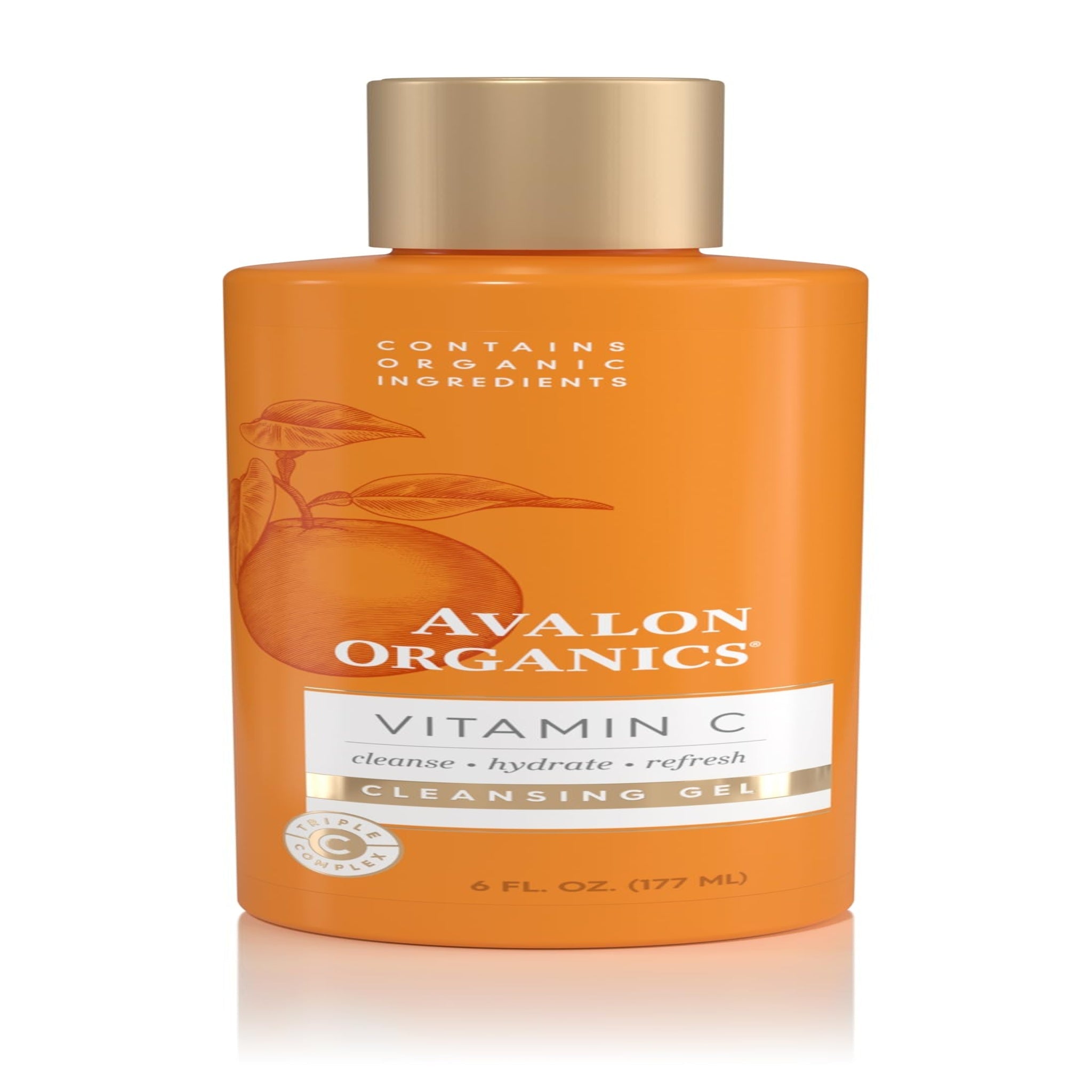 Avalon Organics Cleansing Gel with Vitamin C (6 oz)