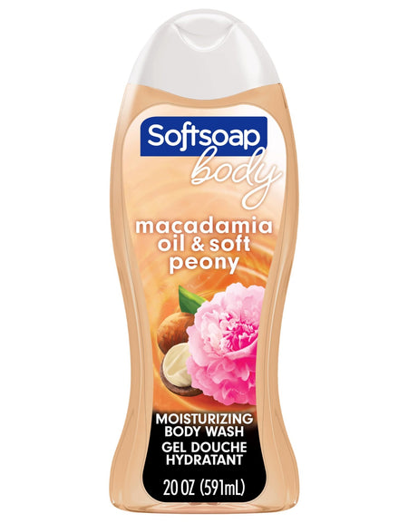 Softsoap Body Wash Macadamia & Peony (20 oz)