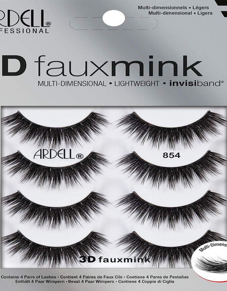 Ardell 3D Faux Mink Lashes 854 (4-pair)