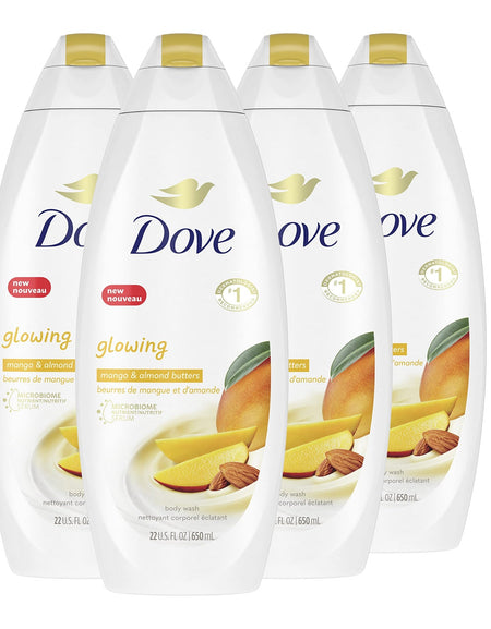 Dove Body Wash Mango Butter (22 oz, 4-pack)