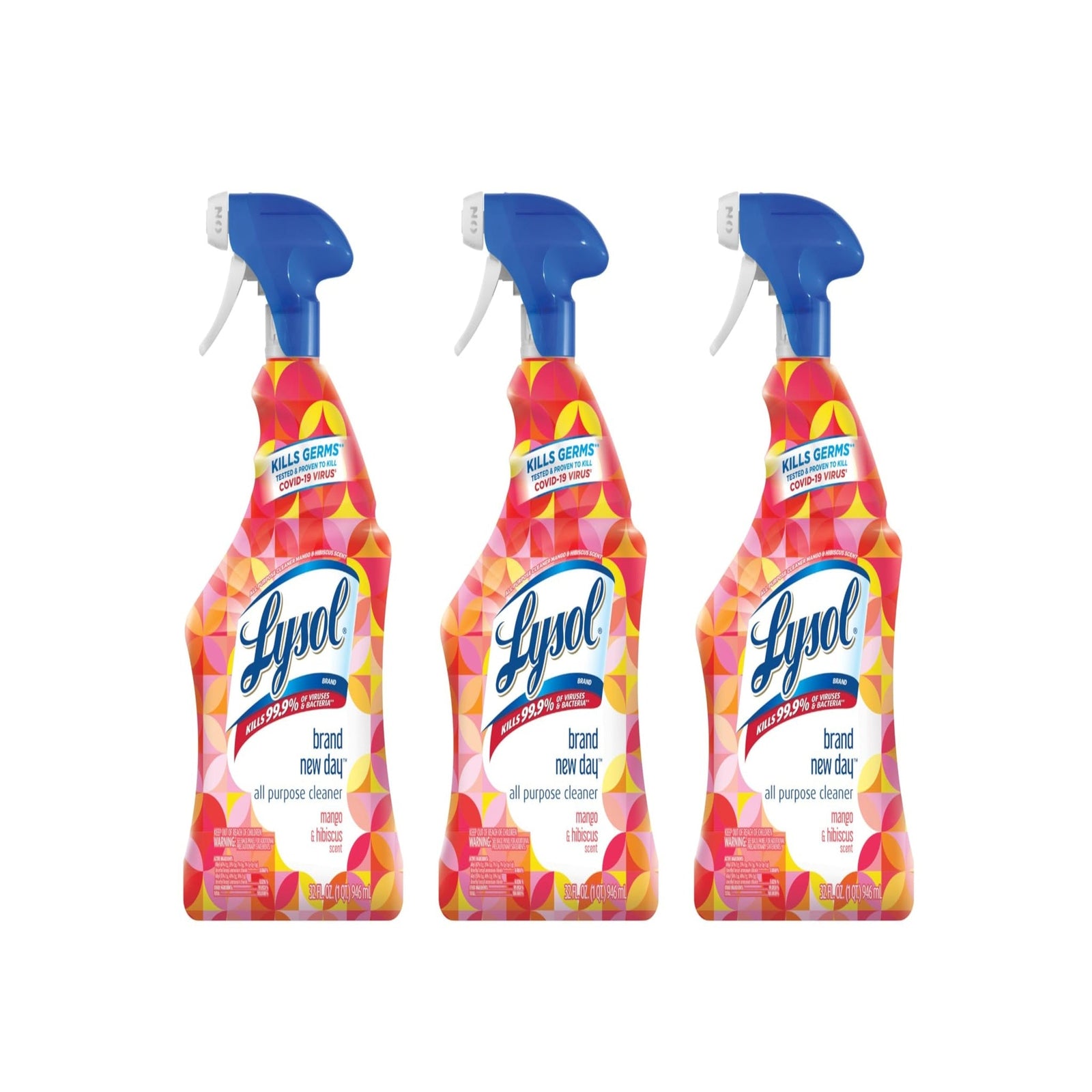 Lysol All-Purpose Cleaner Mango & Hibiscus (32 oz, 3-pack)
