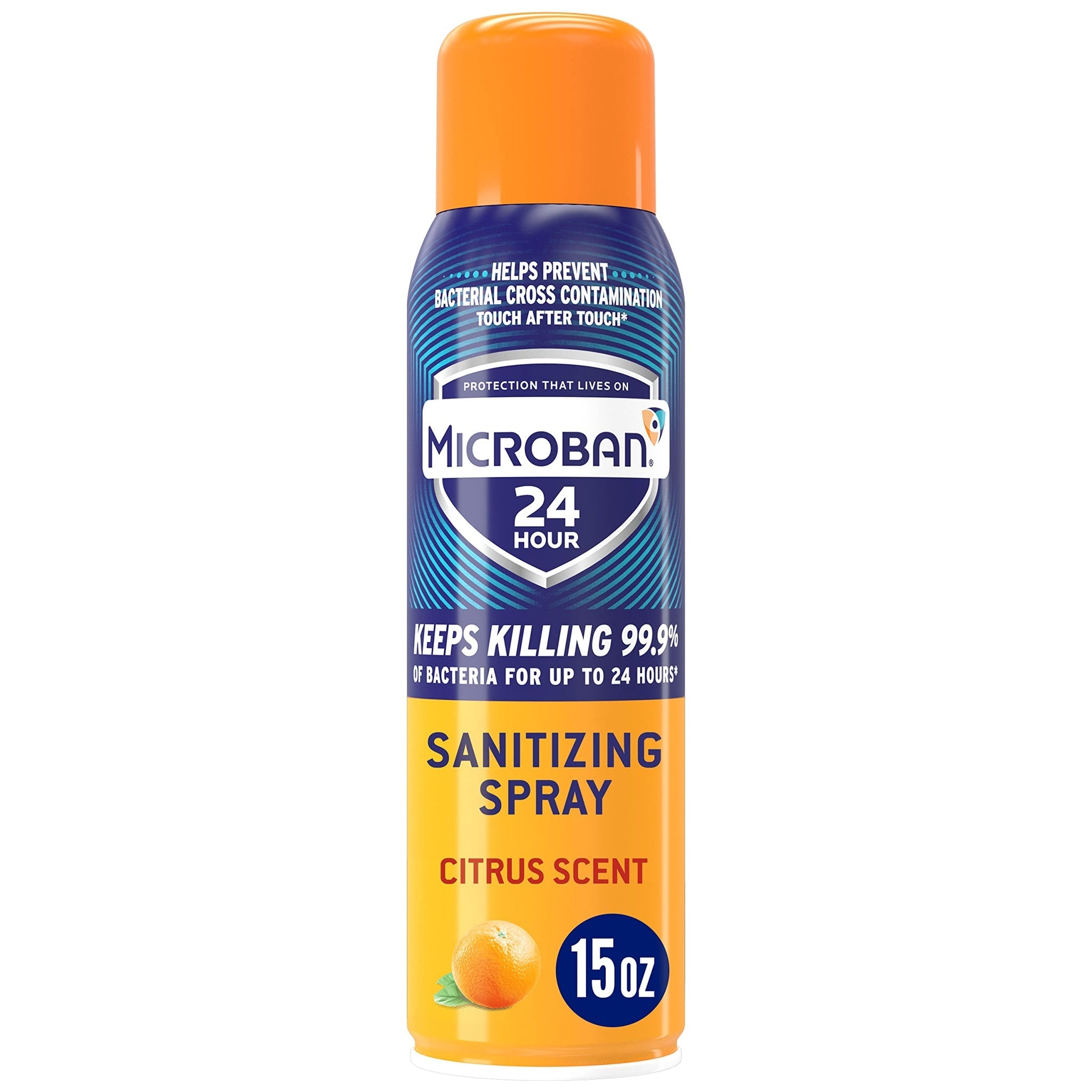 Microban Disinfectant Spray Citrus Scent (15 oz)
