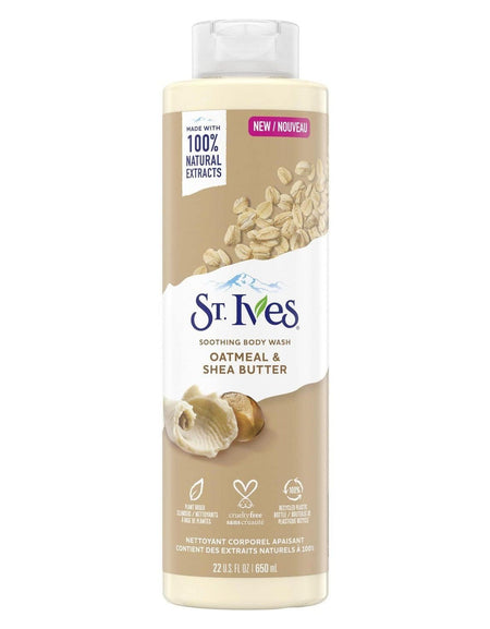 St. Ives Body Wash Oatmeal & Shea Butter (22 oz)