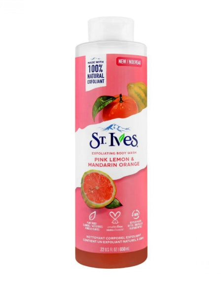 St. Ives Body Wash Pink Lemon & Mandarin (22 oz)