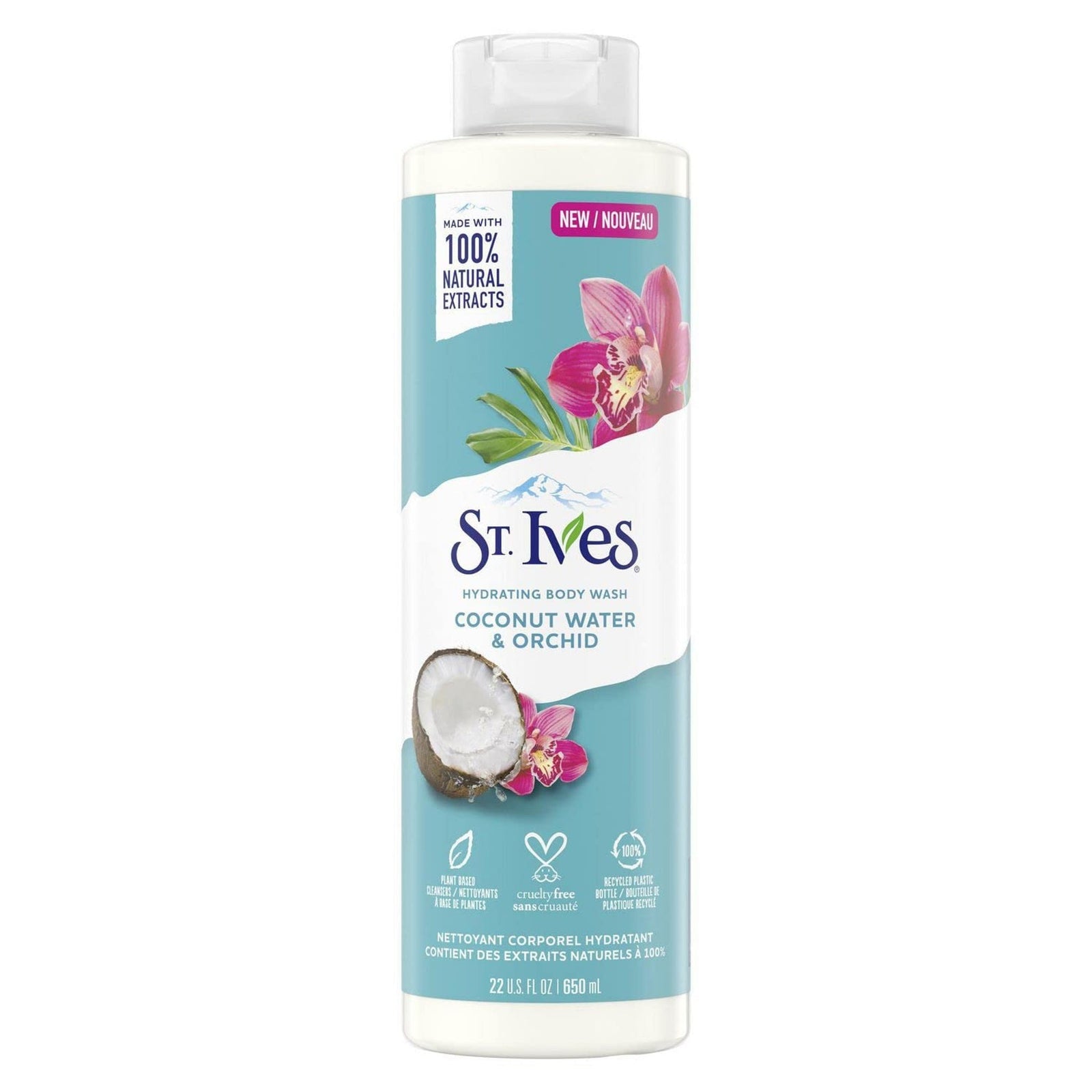 St. Ives Body Wash Coconut Water & Orchid (22 oz)