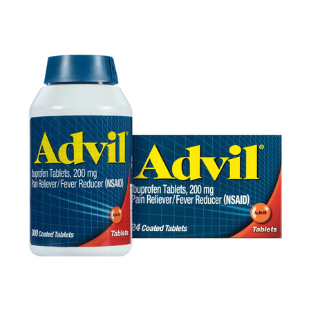 Advil Pain Reliever Coated Tablets (300+24 Count)