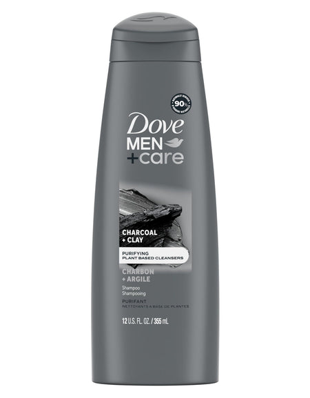 Dove Men+Care Shampoo Charcoal + Clay (12 oz)