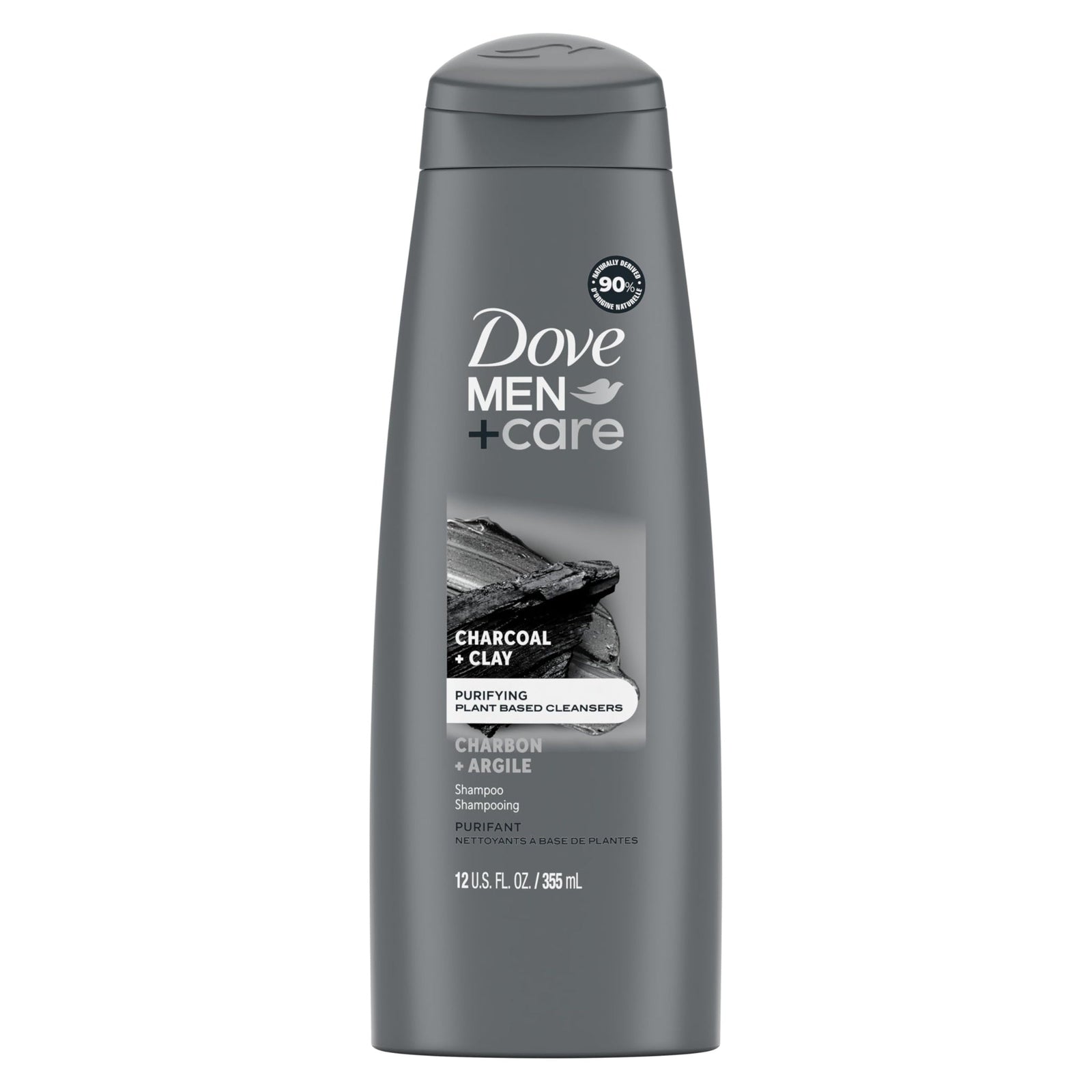 Dove Men+Care Shampoo Charcoal + Clay (12 oz)