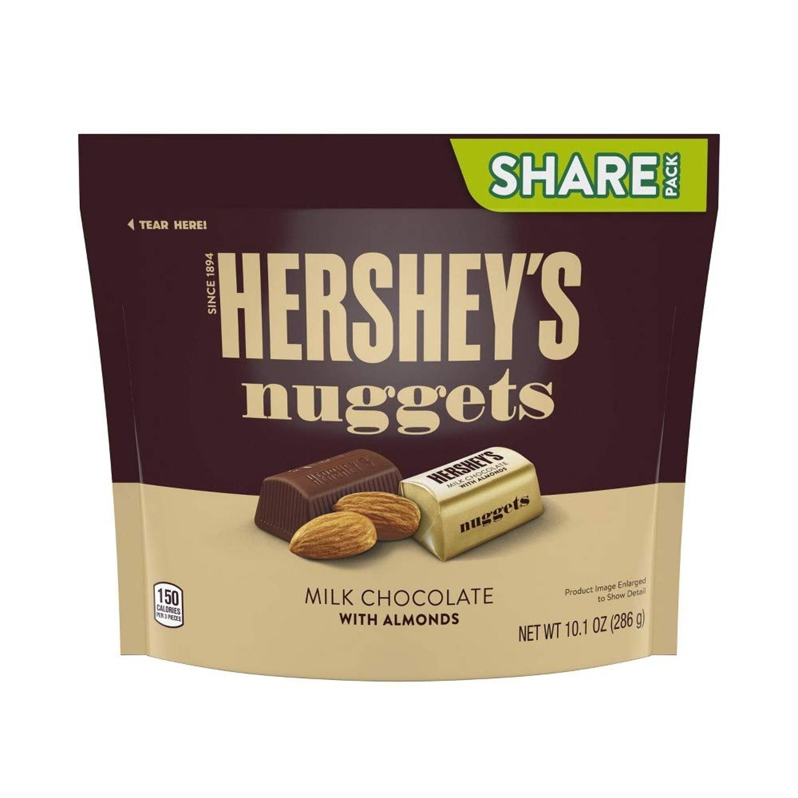 Hershey's Nuggets with Almonds (10.1 oz, 2 Pack)