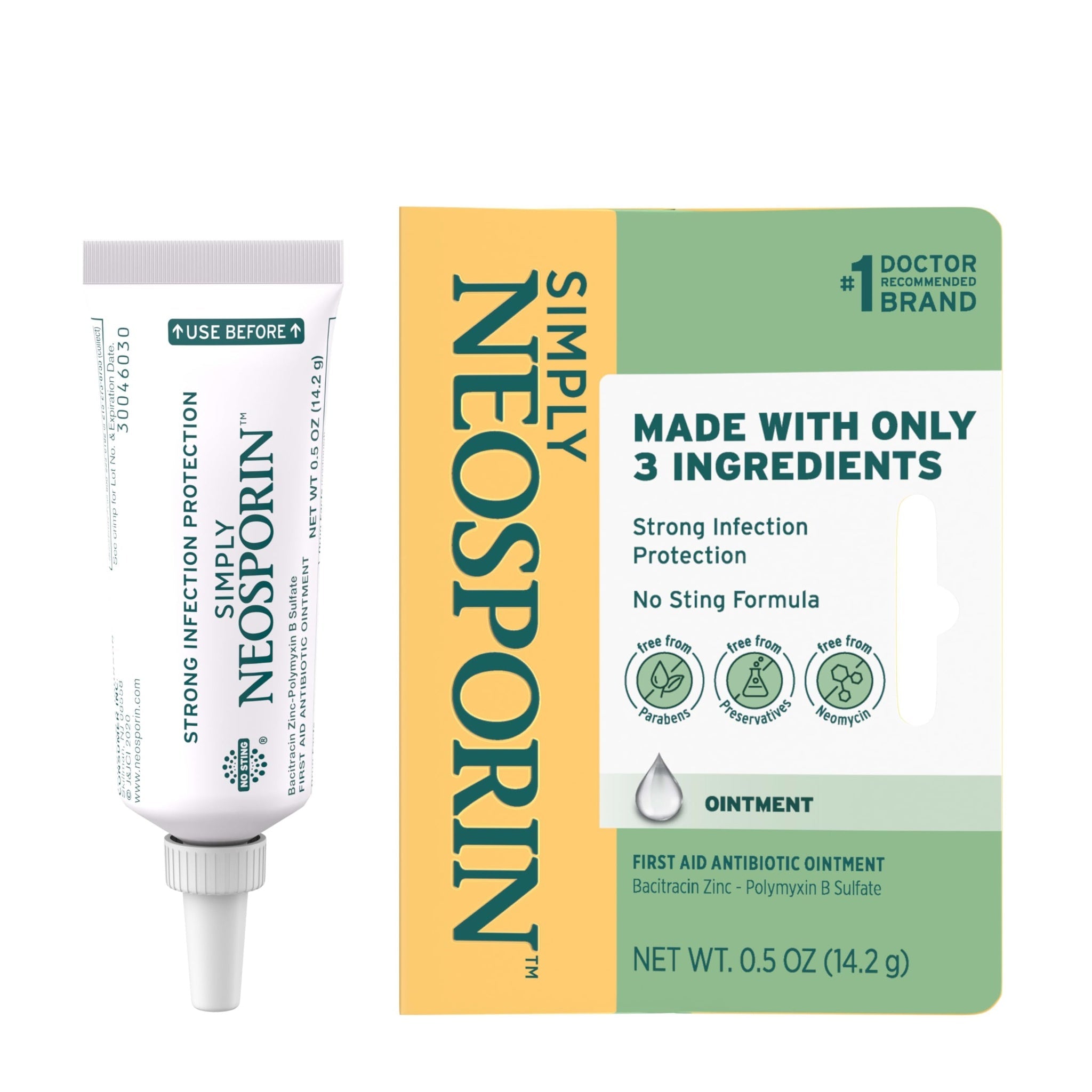 Neosporin Simply Formula Ointment (0.5 oz)