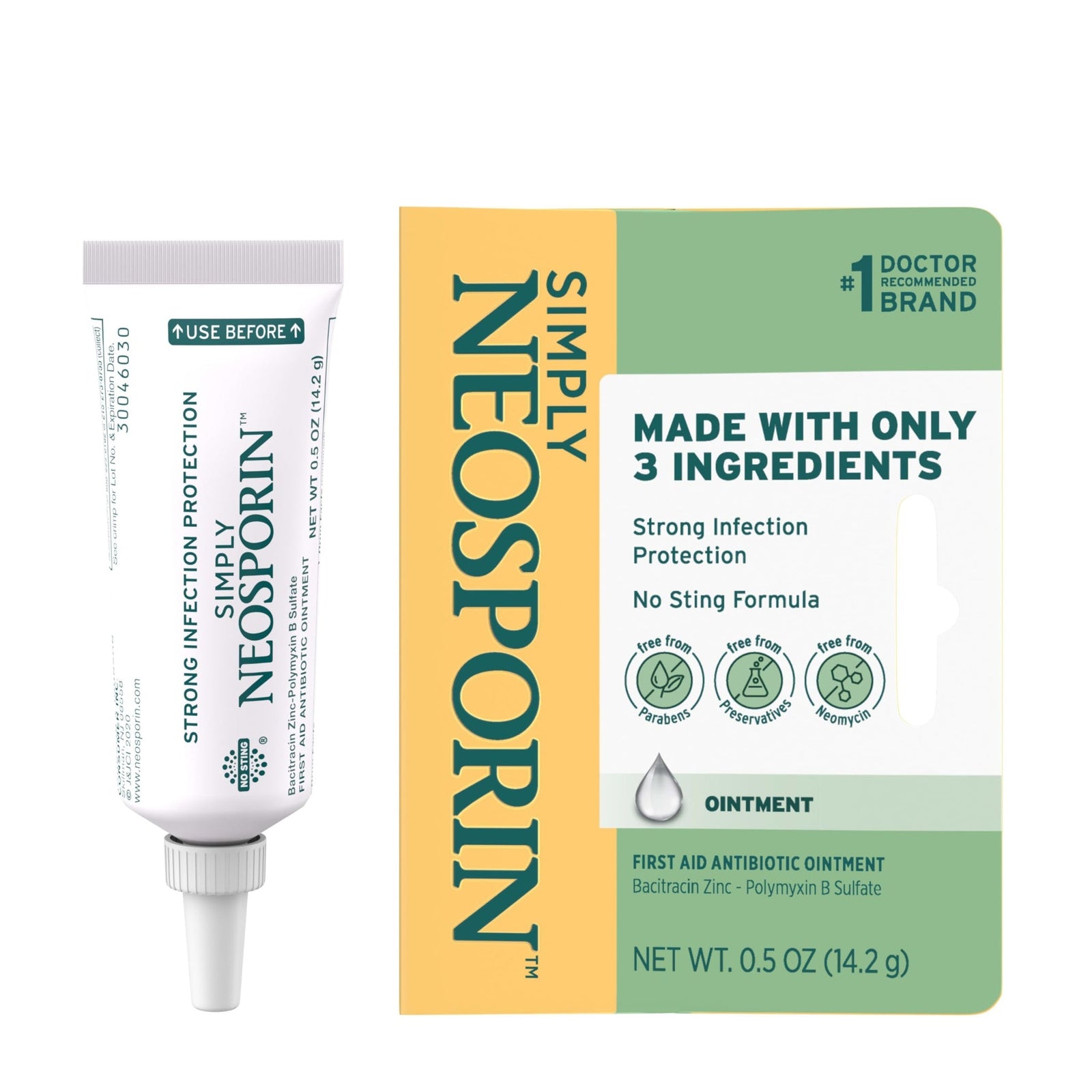 Neosporin Simply Formula Ointment (0.5 oz)
